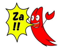 Zarii 3 English version of crayfish sticker #4883707