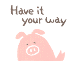 Pigs Sticker sticker #4884262