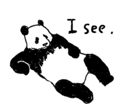 panda talk sticker #4884593