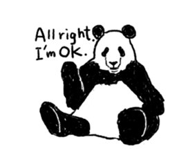 panda talk sticker #4884596