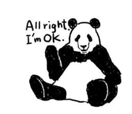 panda talk sticker #4884596