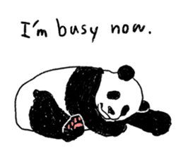 panda talk sticker #4884597