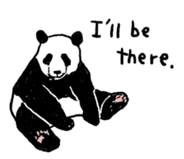 panda talk sticker #4884602
