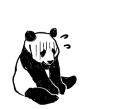 panda talk sticker #4884604
