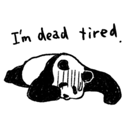 panda talk sticker #4884606