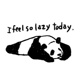 panda talk sticker #4884607