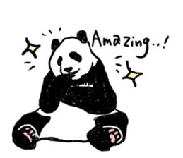 panda talk sticker #4884610