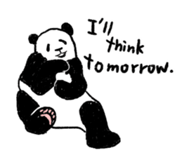 panda talk sticker #4884611