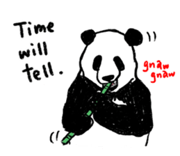 panda talk sticker #4884612