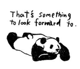 panda talk sticker #4884613