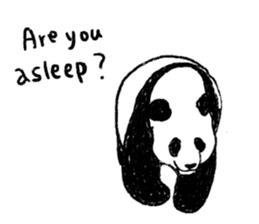 panda talk sticker #4884616