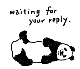 panda talk sticker #4884617
