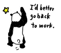panda talk sticker #4884628