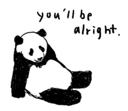 panda talk sticker #4884629