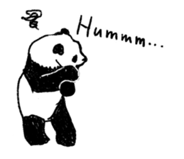 panda talk sticker #4884631