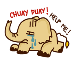 Siam Elephant sticker #4886515