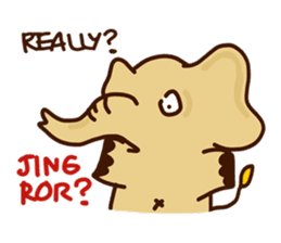 Siam Elephant sticker #4886531