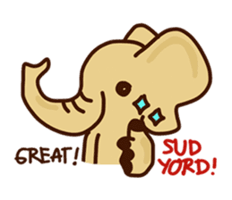 Siam Elephant sticker #4886534