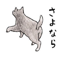 Black-and-white dogs sticker #4887375