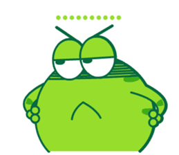 Bean Frog sticker #4887799