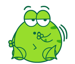 Bean Frog sticker #4887803