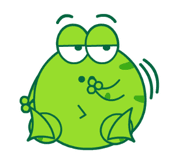 Bean Frog sticker #4887803