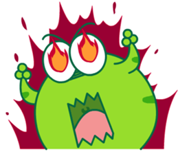 Bean Frog sticker #4887804