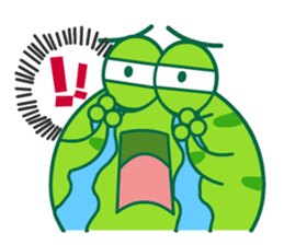 Bean Frog sticker #4887809