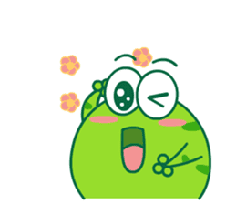 Bean Frog sticker #4887812
