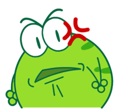Bean Frog sticker #4887813