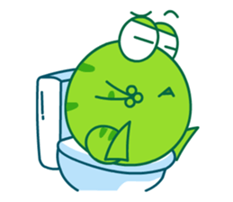 Bean Frog sticker #4887828