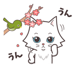 cute cat small snow(Warm conversation) sticker #4887835