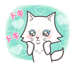 cute cat small snow(Warm conversation) sticker #4887836