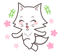 cute cat small snow(Warm conversation) sticker #4887844