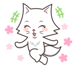 cute cat small snow(Warm conversation) sticker #4887844