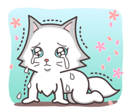 cute cat small snow(Warm conversation) sticker #4887848