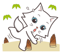 cute cat small snow(Warm conversation) sticker #4887851