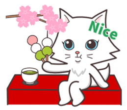 cute cat small snow(Warm conversation) sticker #4887853