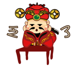 MONEY GOD  life sticker #4888733