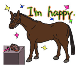 THE LUCKY NINE HORSES English Ver. sticker #4889672