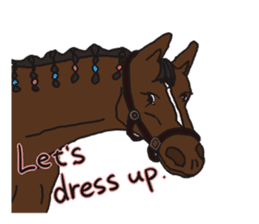 THE LUCKY NINE HORSES English Ver. sticker #4889678