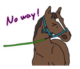 THE LUCKY NINE HORSES English Ver. sticker #4889689