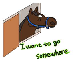 THE LUCKY NINE HORSES English Ver. sticker #4889691