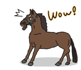 THE LUCKY NINE HORSES English Ver. sticker #4889699