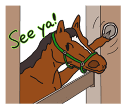 THE LUCKY NINE HORSES English Ver. sticker #4889710