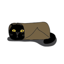 Dusky cat sticker #4889753