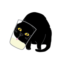 Dusky cat sticker #4889758