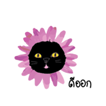 Dusky cat sticker #4889760