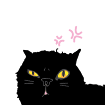 Dusky cat sticker #4889761