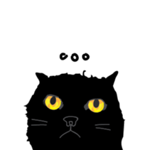 Dusky cat sticker #4889762